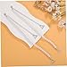 MOKKHNB 1Pair Pearl Straps Replacement Beaded Decorative Shoulder Straps for Easy Hook Attachment Non Slip Design for One Shoulder Dresses and Fashion Outfits