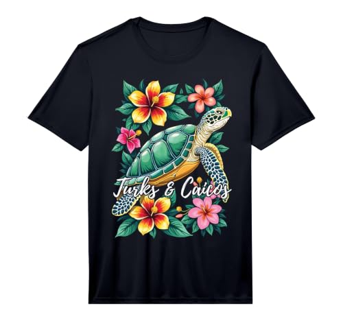 Turks and Caicos Islands Sea Turtle, Turks and Caicos Performance T-Shirt