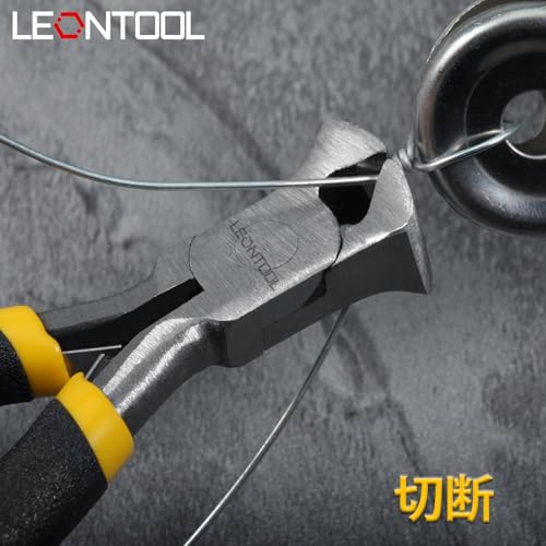Image of End Cutting Pliers 4.5-Inch Nail Remover Tool Nail Puller Wire Cutters for Crafts End Nipper Staple Remover