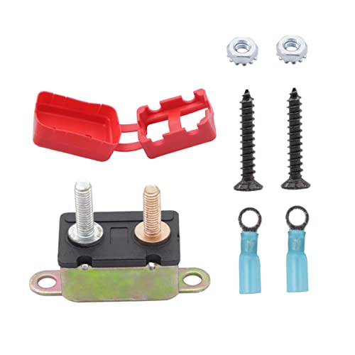 iplusmile 1 Juego restablecer el disyuntor camiones camión bateria de auto aplique bateria RV palanca disyuntor de vacío salida disyuntor 20a 12v Disyuntor de reinicio automático abdominales