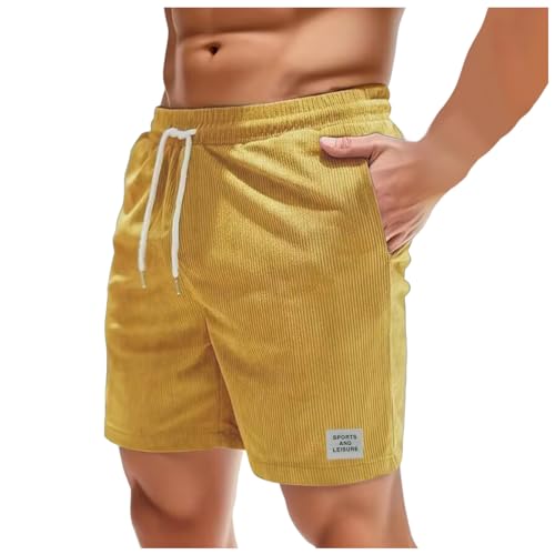 Short randonnée homme en velours côtelé uni pour le sport