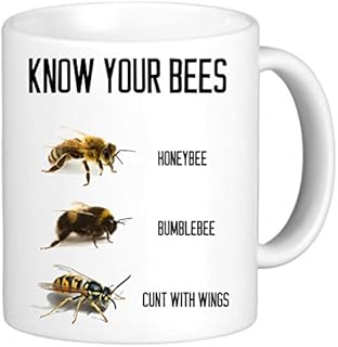 Funny Mug Office Mugs Secret Santa Gift Rude Novelty Know Your Bees