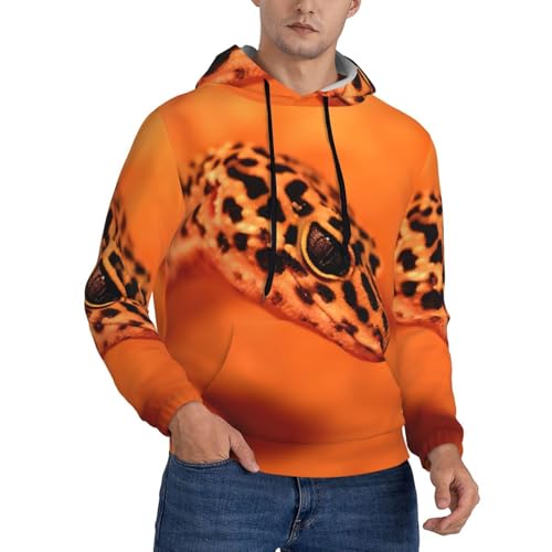 Leopard little gecko herren-pullover