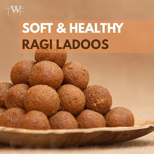 Image of TWF Sprouted Ragi Atta | 500g | Finger Millet Flour (Nachni | Kelvaragu | Madua Atta | Stone-Ground & Not Pulverized | No Added Sugar or Salt | Protein-Rich & 100% Gluten-Free | Ideal for Roti, Daliya, Porridge | Karnataka Sourced | No Chemicals