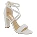 Essex Glam Womens Strappy Block Heel Ankle Strap Sandals