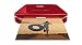 HP Sprocket Plus Instant Photo Printer, Print 30% Larger Photos on 2.3x3.4" Sticky-Backed Paper – Red (2FR87A)