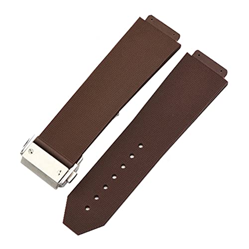 Bracelet de montre silicone caoutchouc avec boucle pliante et sangle