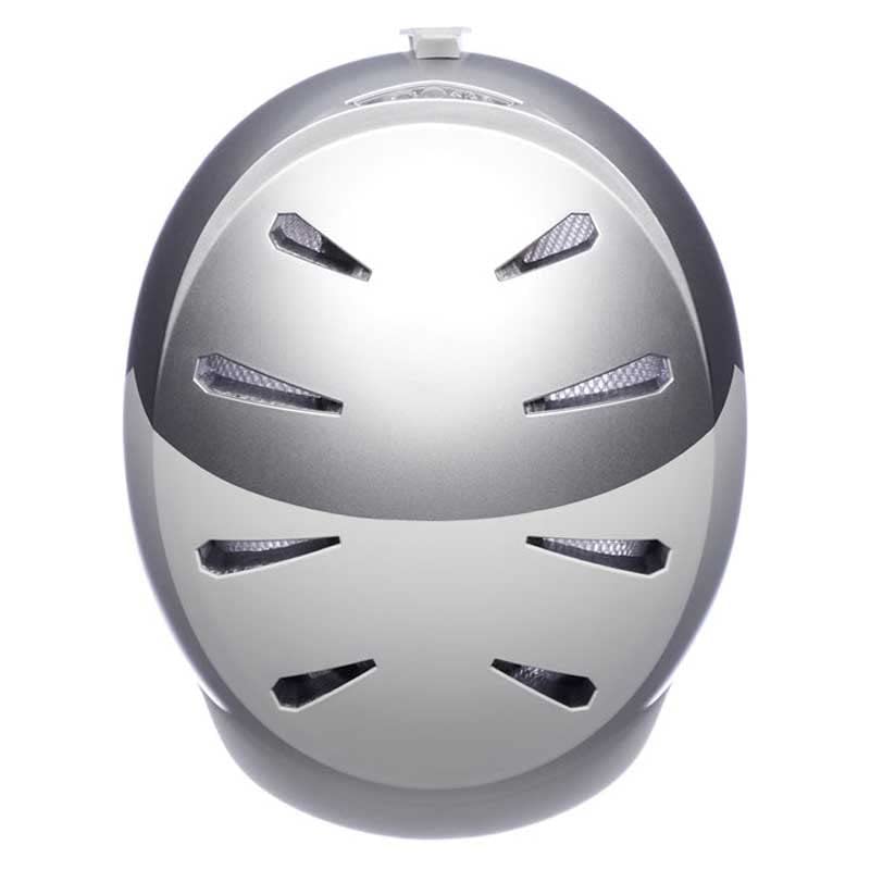 BERN Hendrix Casco Adulto Unisex, Metallic Silver, L