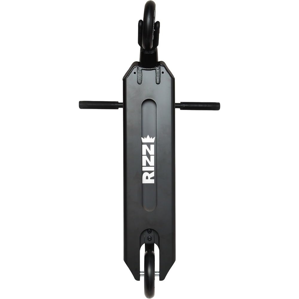 NKD Stunt Scooter Rizz wysokowydajne łożyska ABEC-9, kierownica 360° do freestyle, wytrzymały stop aluminium 6061