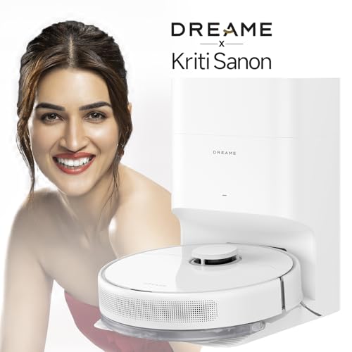 Image of dreame D10 Plus Gen 2 Robot Vacuum Cleaner with Automatic Dust Emptying, Stores up to 90 Days of Dust, LiDAR Navigation, 6000 Pa Suction Power for Carpets and Pet Hair, 285-Minute Battery, White