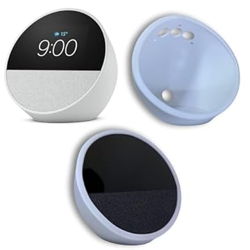 Capa de silicone para Amazon Alexa Echo Spot 2024 - Branca (Stephan)