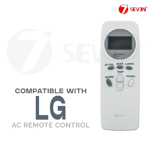 Image of 7SEVEN Compatible AC Remote Control for LG Split and Window Air Conditioner, Match Keys Exactly with Original 10A AC Remote Before Placing Order
