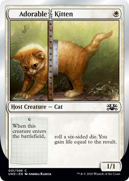 Magic: The Gathering Adorable Kitten Unsanctioned Single