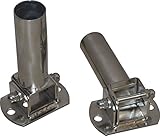 Kippgelenk/Schwenkgelenk mit Flansch für Pool-Leiter per Set