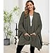 CUBRIDGE Wearable Blanket Sherpa Poncho Unique Office Work Warm Cozy Shawl TV Throw Blankets, Plush Cape Wrap for Adults (Green)