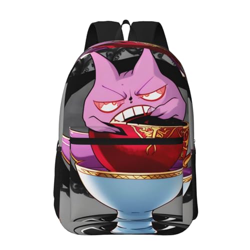 POEZJZW Giallo Farfalla Modello Laptop Zaino Per Moda Zaini Infermiera Elegante Viaggio Scuola Libri Borse Casual Daypacks, Tazze da tè Wicked Fantasy, Taglia unica