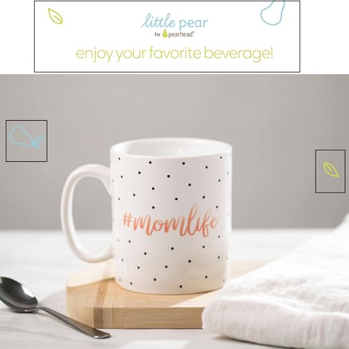 Little Pear Mom Life Polka Dot Mug