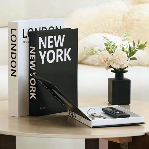 Livre décoratif avec rangement pour cacher les télécommandes - 3