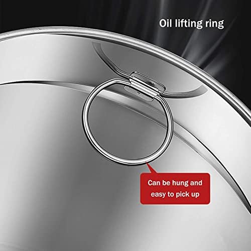 304 Stainless Steel Milk Can Bucket - Milk Transport Barrels Wine Pail Tote Jug Tea Canister with Wine Mention and Funnel,35L,58L,48L