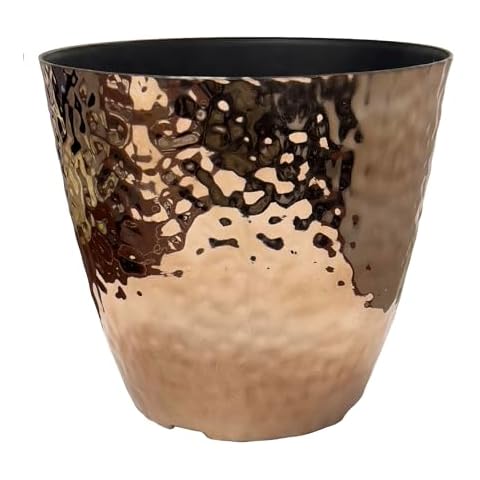 Misco Hammered Gold Planter Cover