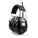 Produktbild EARMUFF Gehörschutz mit AM/FM Radio, AUX Anschluss & 31 dB Dämmung | Radio hören & Musik vom Handy abspielen | elektronischer Ohrenschutz für Erwachsene | Schallschutz für Baustellen & Gartenarbeit