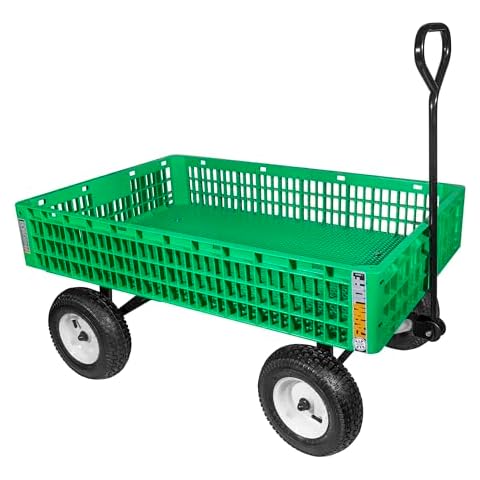 Farm Tuff Garden Wagon with Pneumatic Tires Cover