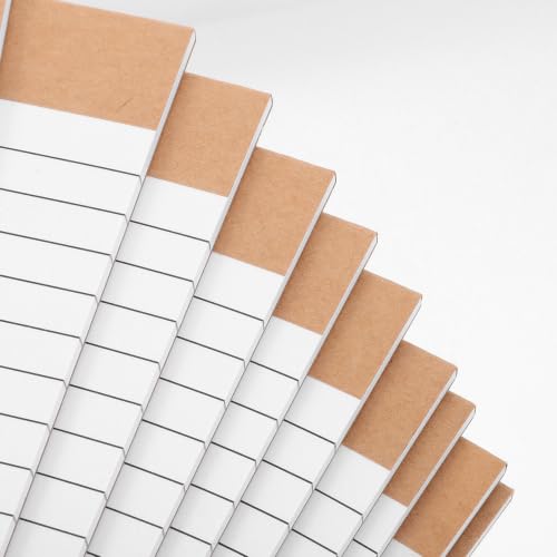 Cuaderno de notas legales rayados COHEALI de papel blanco y gran área 3