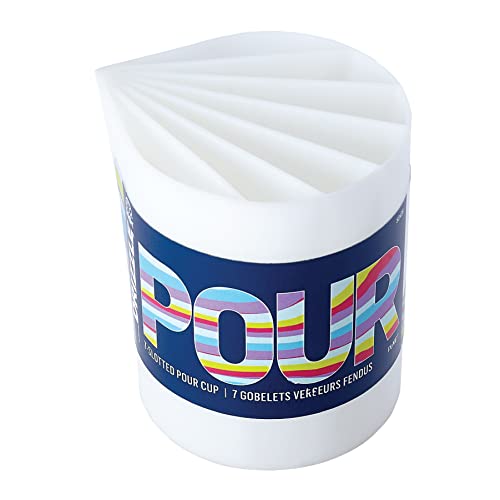 FolkArt Drizzle Pour Cup, 7-Slotted Divided Pour Cup Perfect for Fluid Paint Pouring Arts and Crafts Projects, 50428