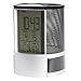 Produktbild Koojawind BüRo Nachttisch Digital Led Schreibtisch Wecker Mesh Stift Stifthalter Kalender Timer Temperatur, Multifunktionale Partition Desk Organizer Container