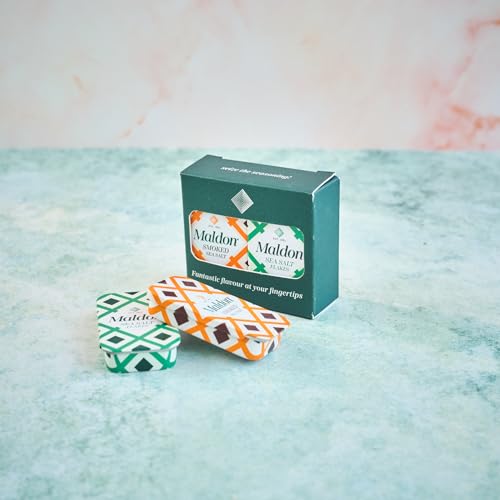 Maldon Salt, Pinch Tin Set, 2 x Original Sea Salt Pinch Tins and 2 x Smoked Sea Salt Pinch Tins, Pocket Sized Tins - Image 4
