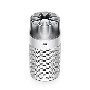 Dyson Hushjet™ Compact Luftreiniger, Weiß und Silber, 36 x 27, 5 x 52, 5 cm