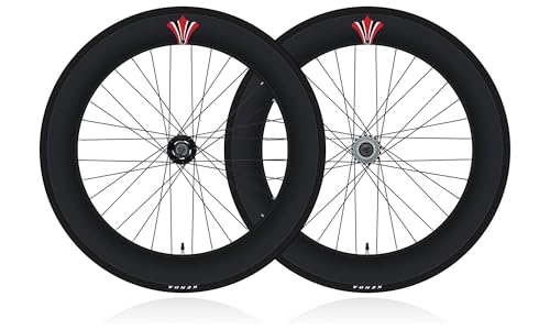 Guidon route et roues pignon fixe 700C mono-vitesse avec frein - 3