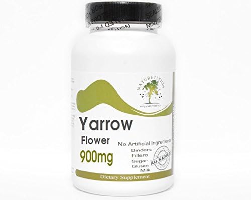 Yarrow Flower 900mg ~ 200 Capsules - No Additives
