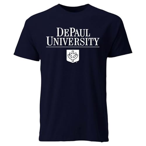 Barnesmith DePaul University Blue Demons Short-Sleeve T-Shirt, Heritage, Navy, Small