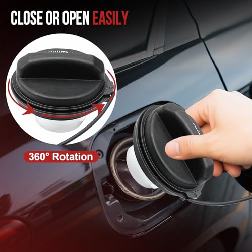 Image of FC1089 Gas Cap Fuel Cap for 2004-2021 Ford F150-F600 Ranger Edge Escape Fusion Taurus Freestar, 2005-2011 Lincoln Mark LT MKZ MKX Zephyr Town Car, 2004-2011 Mercury Mariner Milan Sable Monterey