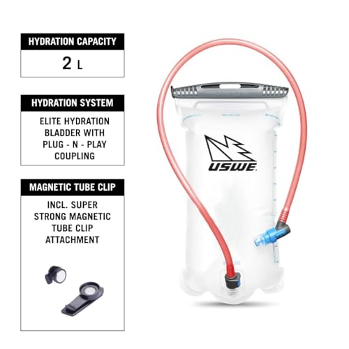 USWE MTB Hydro Hydration Pack with Hydration Bladder - Hydration Backpack for Cycling, Mountain Biking, E-MTB and Gravel Riding, Backpack with Water Bladder3