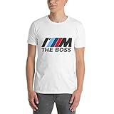 I´m The Boss T-Shirt M Motorsport Performance MBoss für E36 E46 E92 E60 Fahrer Auto Tuning (XL, Weiß)