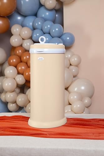 Miniatura 3 de Ubbi Stainless Steel Nappy Pail, Odor Locking, No Special Bag Required, Award-Winning, Registry Must-Have, Oat Milk