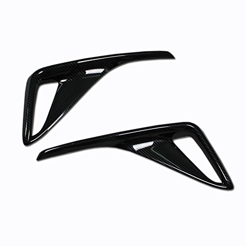 Rqing for Toyota C-HR CHR 2017 2018 2019 2020 Rear Fog Light Cover Trims Carbon Fiber Design