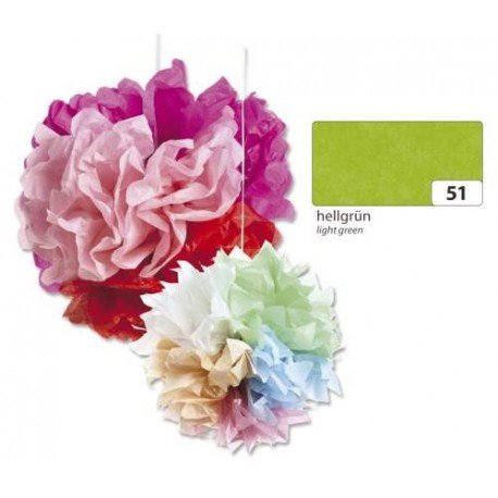 Preisvergleich Produktbild Blumenseide 50x70cm hellgrün