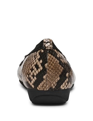 Image of Anne Klein Uplift Flats for Women - Textile Upper and Lining - Stretch Collar - 90 Flexibility - Square Cap Toe