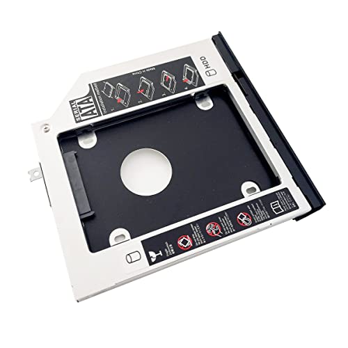 2nd HDD SSD Hard Drive Optical Bay Frame Caddy Tray...