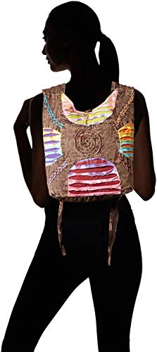 Handbag And Backpack Bohemian Embroidered Ripped Razor Cut Sling Crossbody Purse In Brown Large #TOP3