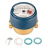 Wasserzähler QN 1,5 Kaltwasser, BL 80 mm 3/4 Zoll Anschluss, beste Messgenauigkeit, Eichung 2023