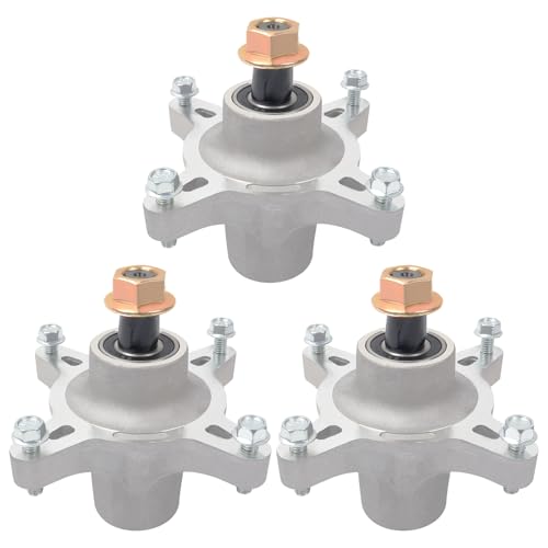 CheeMuii 3 Pack 117-0751 117-7267 117-7268 Lawn Mower Deck Spindles Replace for Toro 121-0751 117-7439 285-923 Replace for Exmark 121-0751 117-7268 117-7439