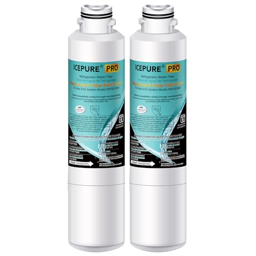 Image of ICEPURE PRO DA29-00020B NSF401&473&53 Samsung Refrigerator Water Filter, Replacement for DA29-00020B-1, DA29-00020A/B, HAF-CIN/EXP, RF25HMEDBSR, RF28HMEDBSR, RS25J500DSR, More Models, 2PACK