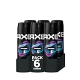 Axe Desodorante para Hombre Bodyspray Marine 150 ml - Pack de 6, El embalaje puede variar
