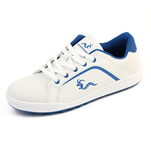 Woodworm Golf Surge V3 Mens Golf Shoes White/Blue Size 8.5