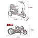 MMRLY Triciclo para Adultos, Triciclo eléctrico Plegable Scooter de Tres Ruedas- 8-20...