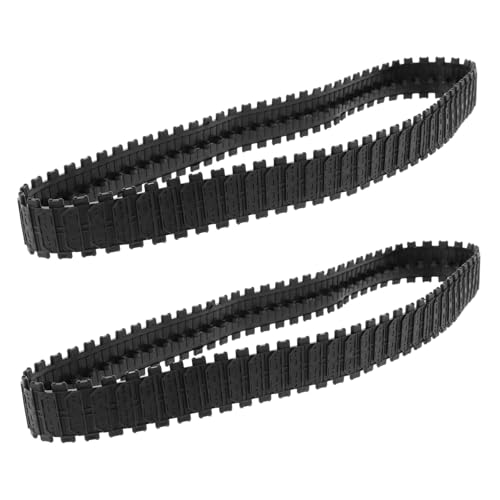KONTONTY 2piezas Orugas De Goma para Tanque Rueda De Cadena De Orugas De Goma De Repuesto para Robot para Juguete